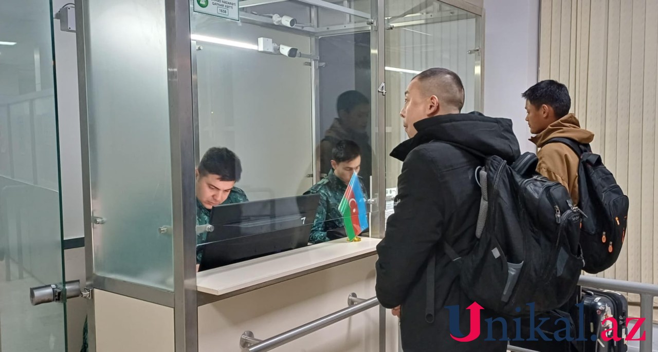 Astara Sərhəd Gömrük-Keçid məntəqəsindən təxliyə davam edir - FOTOLAR